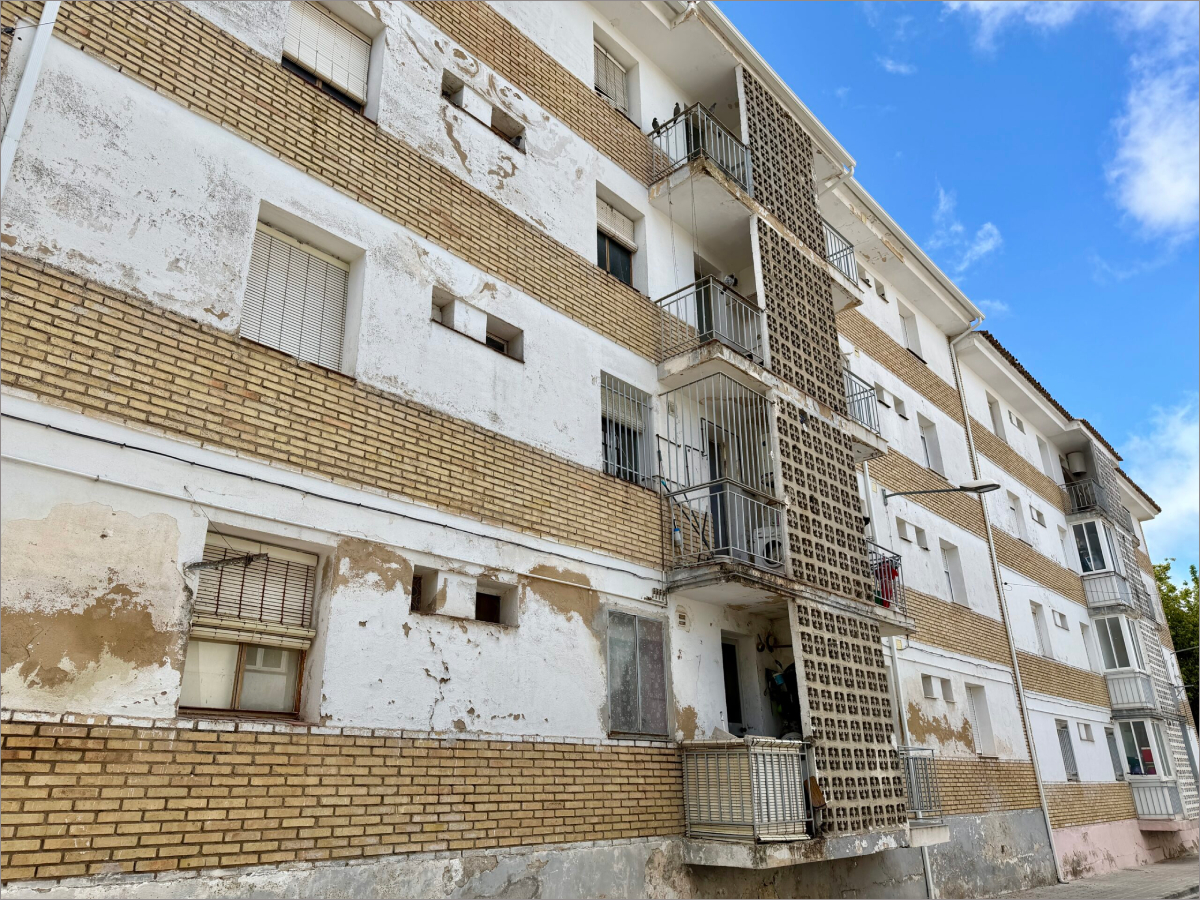 Bloques de viviendas sociales municipales del Coto incluidos en el proyecto de rehabilitación integral del Ayuntamiento