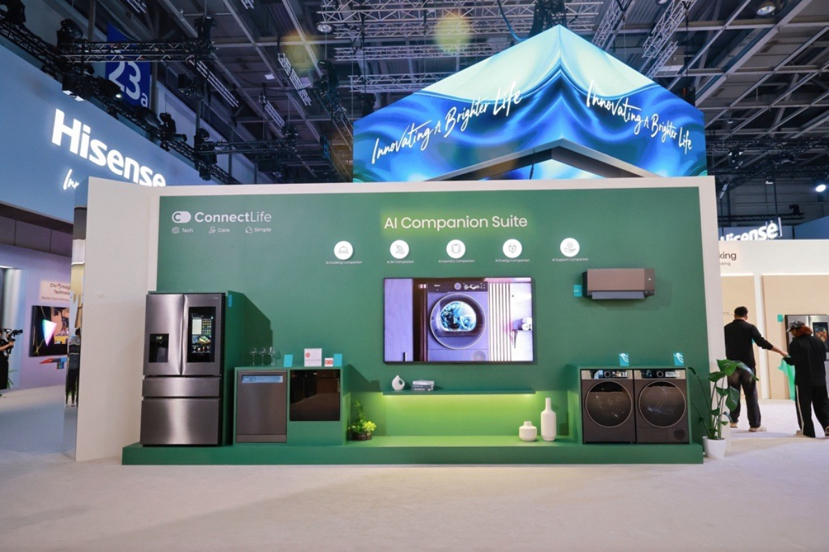 Imagen de Hisense sobre electrodomésticos con inteligencia artificial para el hogar conectado presentados en IFA 2026