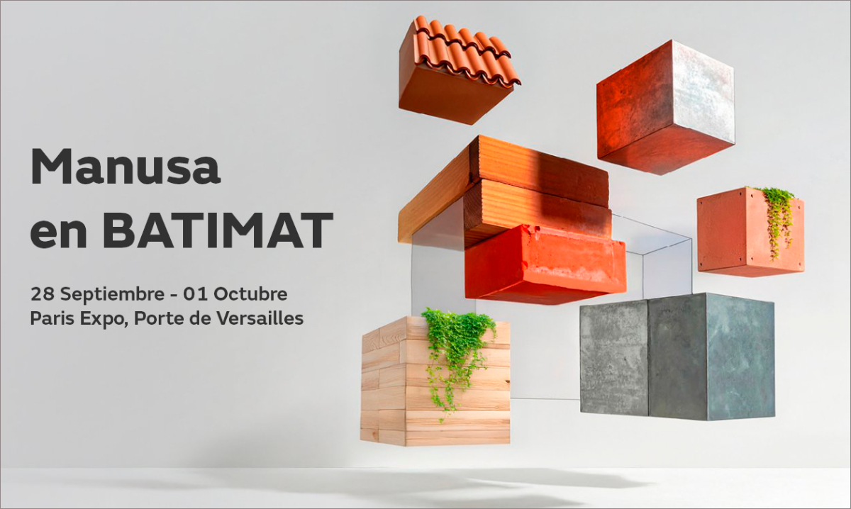 Puerta automática telescópica Manusa, solución de acceso que se presentará en BATIMAT 2026 junto a AXED.
