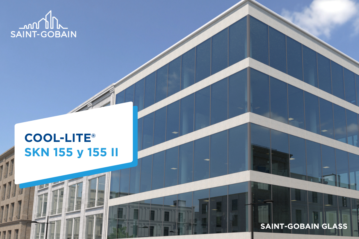Imagen de la noticia sobre los vidrios COOL-LITE® SKN 155 y SKN 155 II de Saint-Gobain Glass para fachadas.