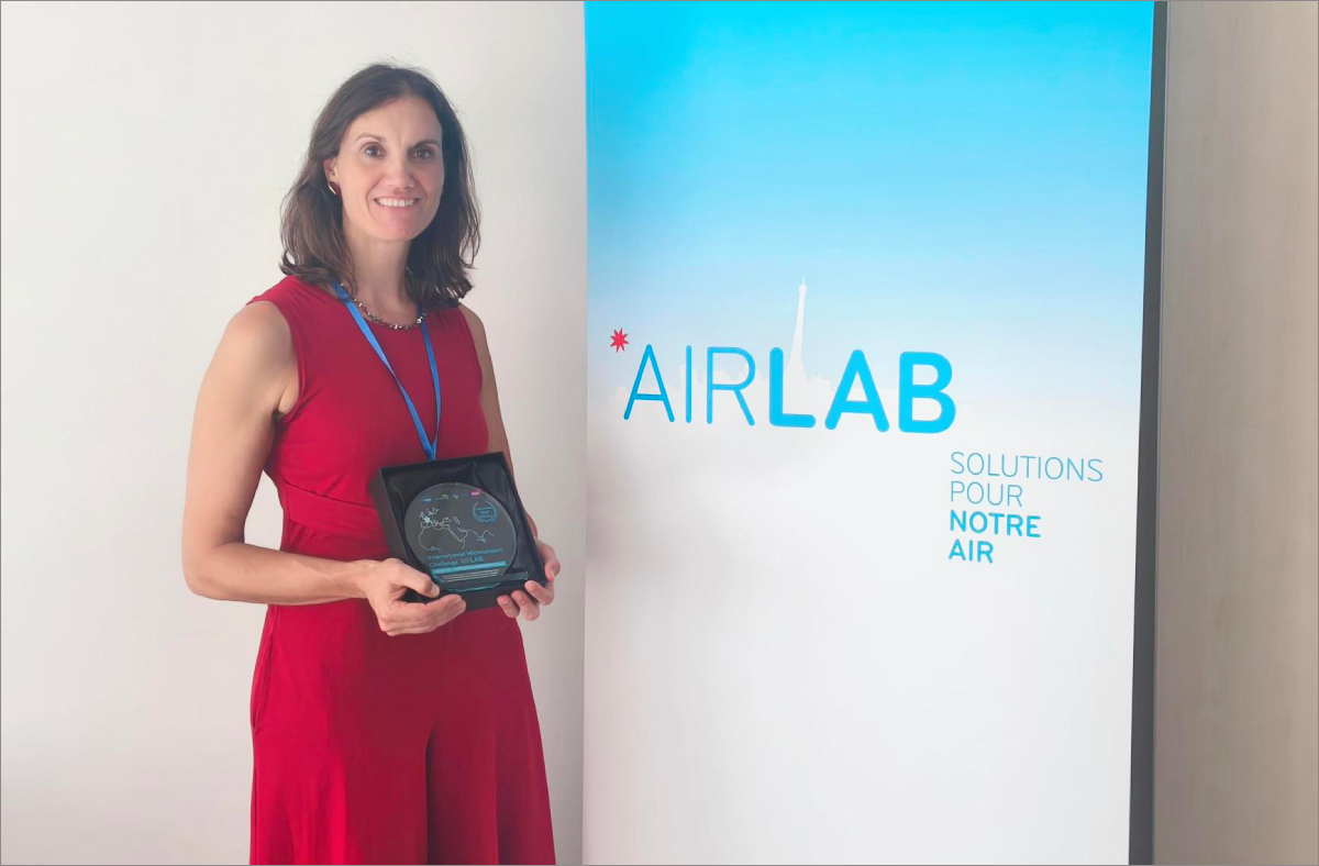 Monitor MICA de inBiot para medir la calidad del aire interior, destacado en el AIRLAB Microsensors Challenge
