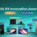 Hisense recibe 13 reconocimientos por sus nuevos productos en los IFA 2026 Innovation Awards