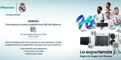 Hisense simplifica la gestión de los CAE para instaladores con una plataforma gratuita