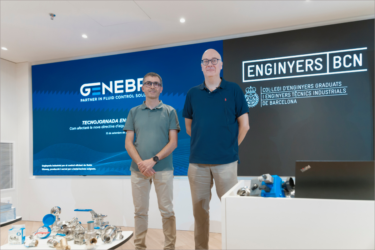 Jornada técnica de Genebre con Enginyers BCN sobre la Directiva Europea de Agua Potable y las instalaciones de consumo humano
