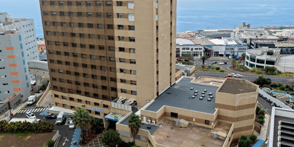 Canarias licita la rehabilitación de la fachada del edificio de Traumatología del Hospital La Candelaria