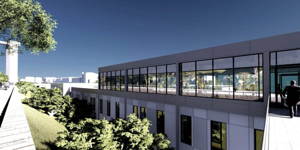futuro edificio de usos ferroviarios de la estación de Santander