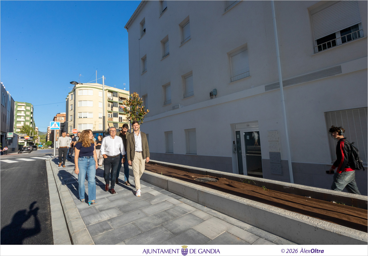 Finalizan las obras de rehabilitación integral de 182 viviendas de las Cases dels Ferroviaris de Gandía