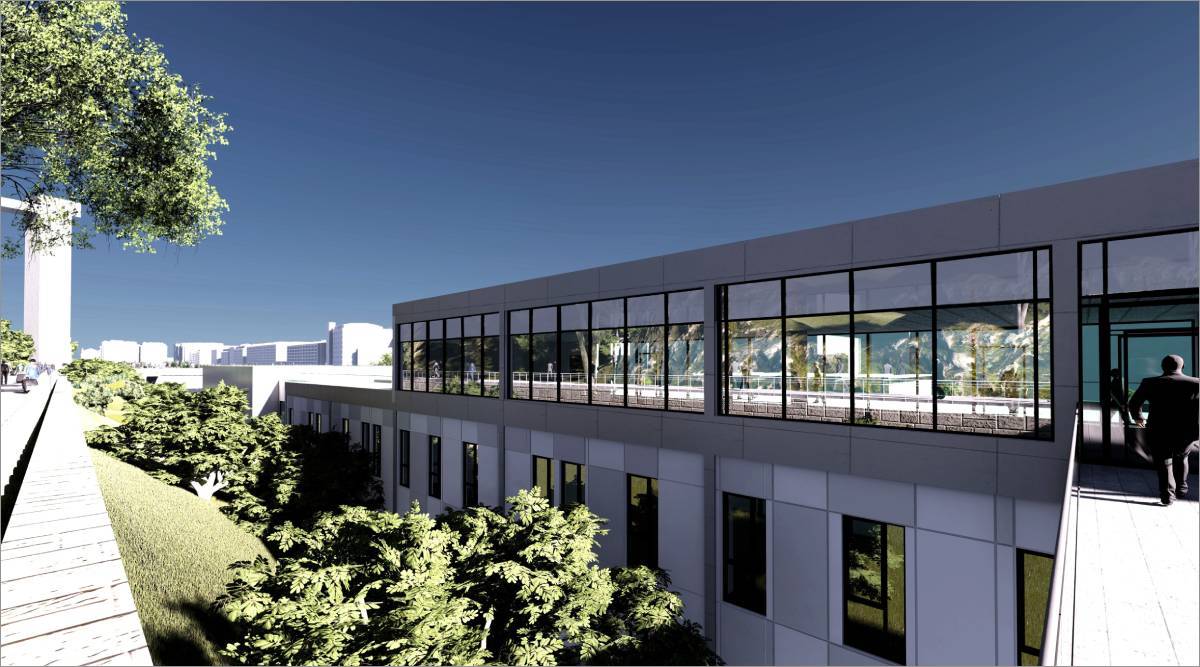 nuevo edificio de usos ferroviarios de la estación de Santander