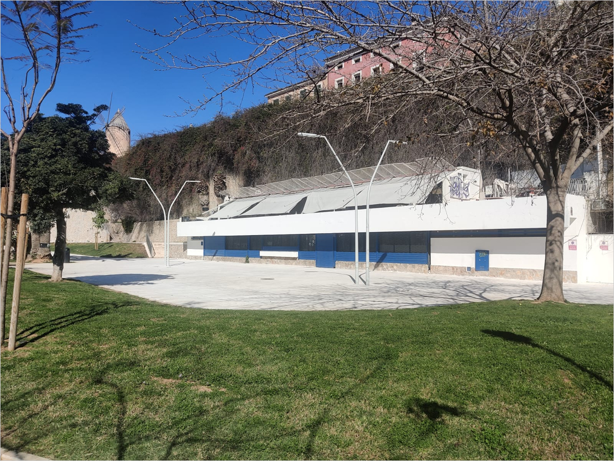 Antiguo bar Marítimo en el puerto de Palma, previsto para convertirse en un restaurante mediterráneo de consumo casi nulo