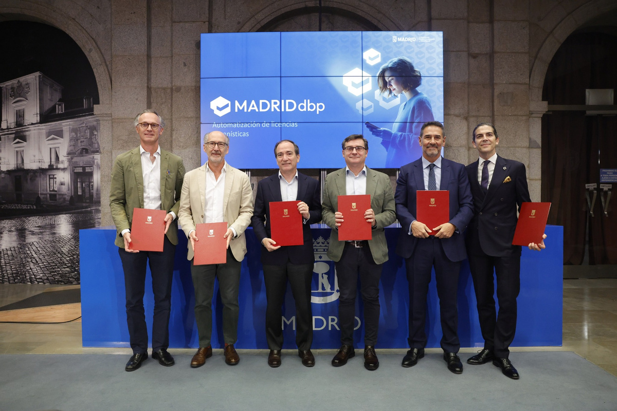 Presentación municipal de MADRIDdbp, la plataforma del Ayuntamiento de Madrid para automatizar licencias urbanísticas