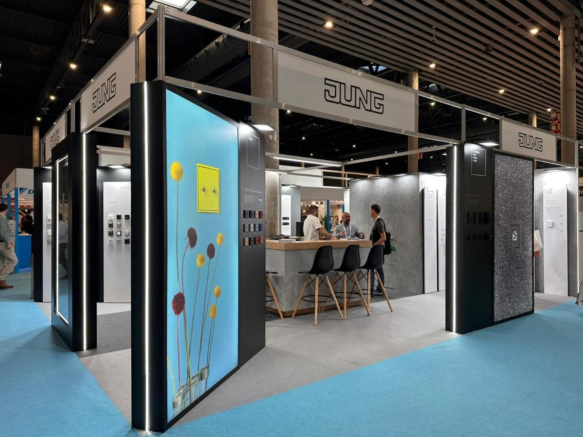Soluciones de domótica de JUNG Ibérica con sistemas KNX y JUNG HOME para Efintec, InteriHotel y Matelec