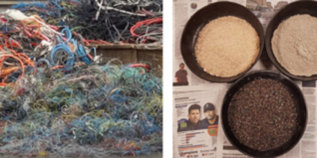 La UPM desarrolla morteros de recrecido con residuos plásticos para reducir el consumo de arena natural