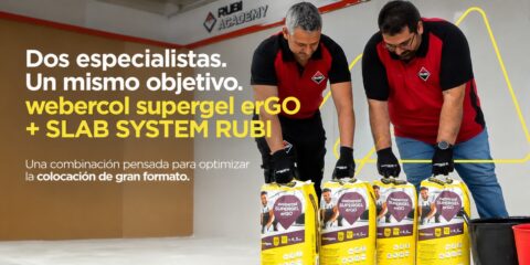Saint-Gobain Weber y RUBI se alían para impulsar la colocación cerámica de gran formato